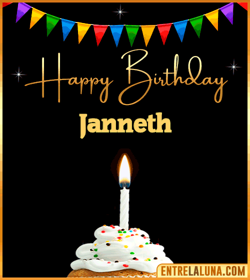 GiF Happy Birthday Janneth